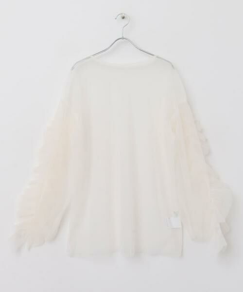 URBAN RESEARCH ITEMS / アーバンリサーチ アイテムズ その他トップス | チュールフリルビッグトップス | 詳細7