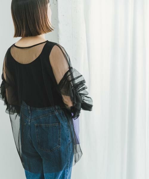 URBAN RESEARCH ITEMS / アーバンリサーチ アイテムズ その他トップス | チュールフリルビッグトップス | 詳細9