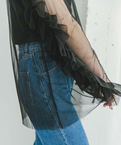 URBAN RESEARCH ITEMS / アーバンリサーチ アイテムズ その他トップス | チュールフリルビッグトップス | 詳細18