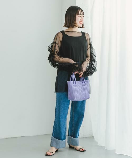 URBAN RESEARCH ITEMS / アーバンリサーチ アイテムズ その他トップス | チュールフリルビッグトップス | 詳細10