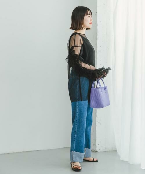 URBAN RESEARCH ITEMS / アーバンリサーチ アイテムズ その他トップス | チュールフリルビッグトップス | 詳細11