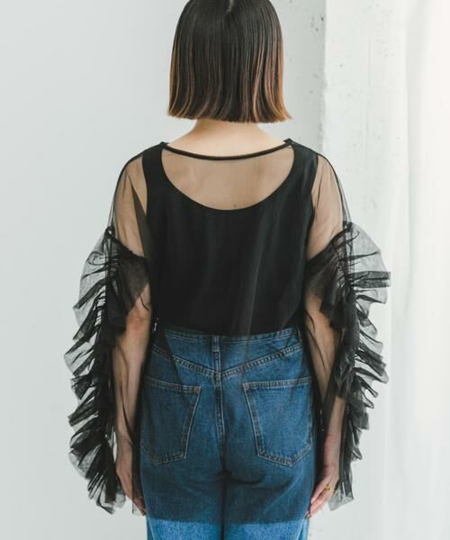 URBAN RESEARCH ITEMS / アーバンリサーチ アイテムズ その他トップス | チュールフリルビッグトップス | 詳細15
