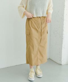 URBAN RESEARCH ITEMS / アーバンリサーチ アイテムズ スカート | ナイロンカーゴタイトスカート