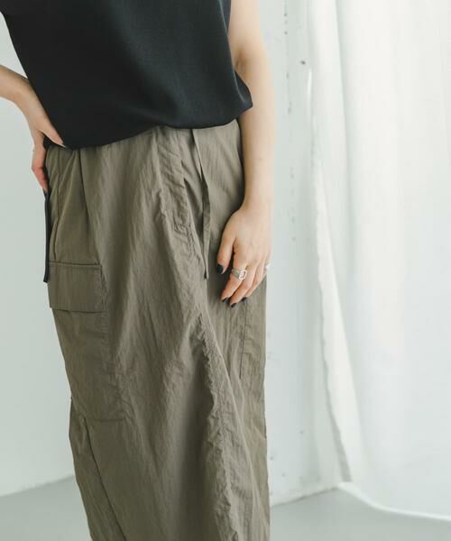 URBAN RESEARCH ITEMS / アーバンリサーチ アイテムズ スカート | ナイロンカーゴタイトスカート | 詳細1