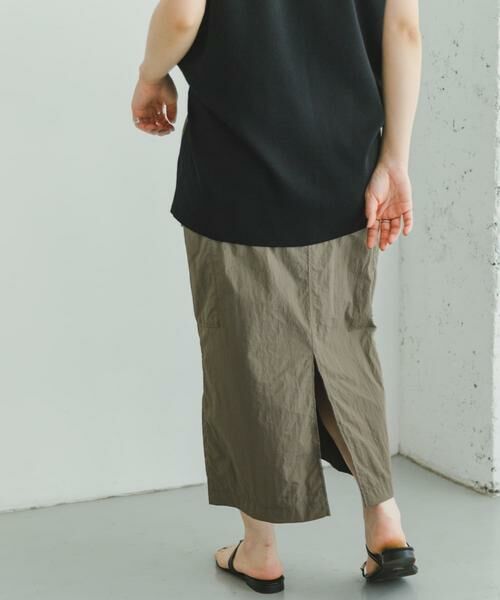 URBAN RESEARCH ITEMS / アーバンリサーチ アイテムズ スカート | ナイロンカーゴタイトスカート | 詳細3