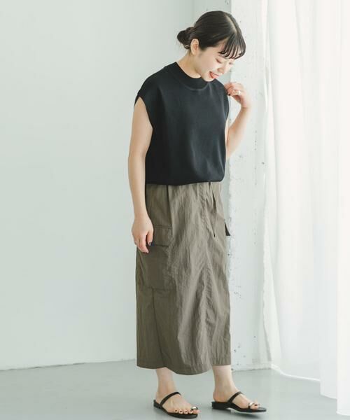 URBAN RESEARCH ITEMS / アーバンリサーチ アイテムズ スカート | ナイロンカーゴタイトスカート | 詳細6