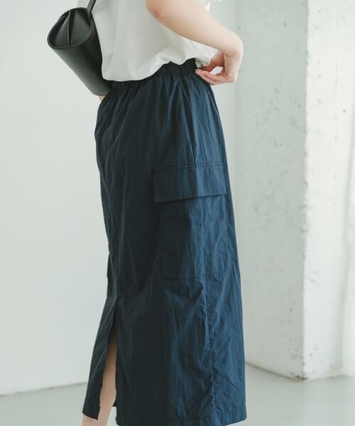 URBAN RESEARCH ITEMS / アーバンリサーチ アイテムズ スカート | ナイロンカーゴタイトスカート | 詳細10