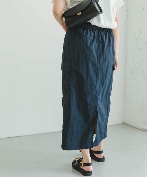 URBAN RESEARCH ITEMS / アーバンリサーチ アイテムズ スカート | ナイロンカーゴタイトスカート | 詳細12