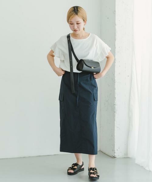 URBAN RESEARCH ITEMS / アーバンリサーチ アイテムズ スカート | ナイロンカーゴタイトスカート | 詳細13