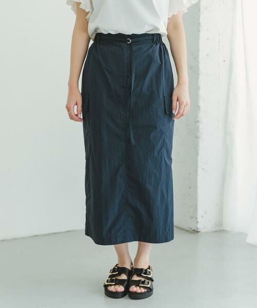 URBAN RESEARCH ITEMS / アーバンリサーチ アイテムズ スカート | ナイロンカーゴタイトスカート | 詳細16