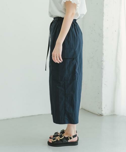 URBAN RESEARCH ITEMS / アーバンリサーチ アイテムズ スカート | ナイロンカーゴタイトスカート | 詳細17