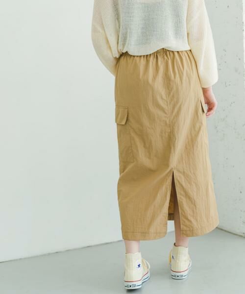 URBAN RESEARCH ITEMS / アーバンリサーチ アイテムズ スカート | ナイロンカーゴタイトスカート | 詳細30