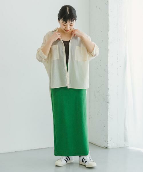 URBAN RESEARCH ITEMS / アーバンリサーチ アイテムズ スカート | リブロングスカート | 詳細2