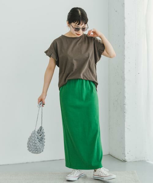 URBAN RESEARCH ITEMS / アーバンリサーチ アイテムズ スカート | リブロングスカート | 詳細7