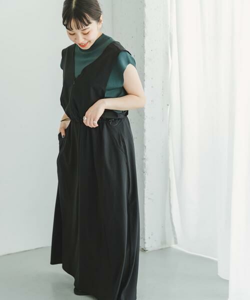 URBAN RESEARCH ITEMS / アーバンリサーチ アイテムズ ワンピース | ストレッチジャンパースカート | 詳細18