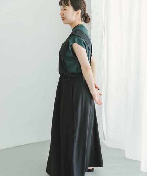 URBAN RESEARCH ITEMS / アーバンリサーチ アイテムズ ワンピース | ストレッチジャンパースカート | 詳細20