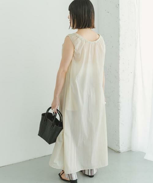URBAN RESEARCH ITEMS / アーバンリサーチ アイテムズ ワンピース | ペーパータッチギャザーワンピース | 詳細4