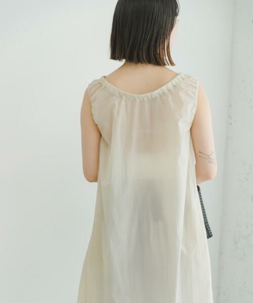 URBAN RESEARCH ITEMS / アーバンリサーチ アイテムズ ワンピース | ペーパータッチギャザーワンピース | 詳細6
