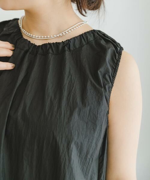 URBAN RESEARCH ITEMS / アーバンリサーチ アイテムズ ワンピース | ペーパータッチギャザーワンピース | 詳細22