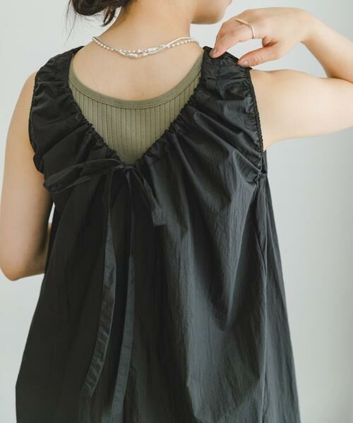 URBAN RESEARCH ITEMS / アーバンリサーチ アイテムズ ワンピース | ペーパータッチギャザーワンピース | 詳細25