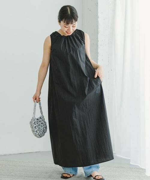 URBAN RESEARCH ITEMS / アーバンリサーチ アイテムズ ワンピース | ペーパータッチギャザーワンピース | 詳細14