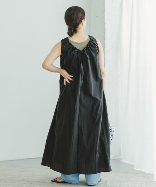 URBAN RESEARCH ITEMS / アーバンリサーチ アイテムズ ワンピース | ペーパータッチギャザーワンピース | 詳細15