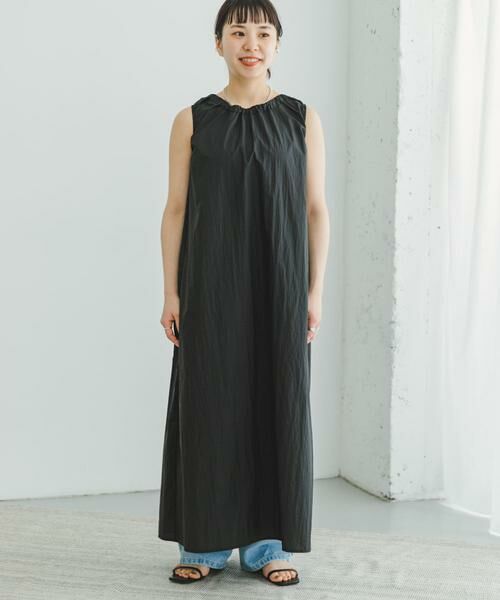 URBAN RESEARCH ITEMS / アーバンリサーチ アイテムズ ワンピース | ペーパータッチギャザーワンピース | 詳細19