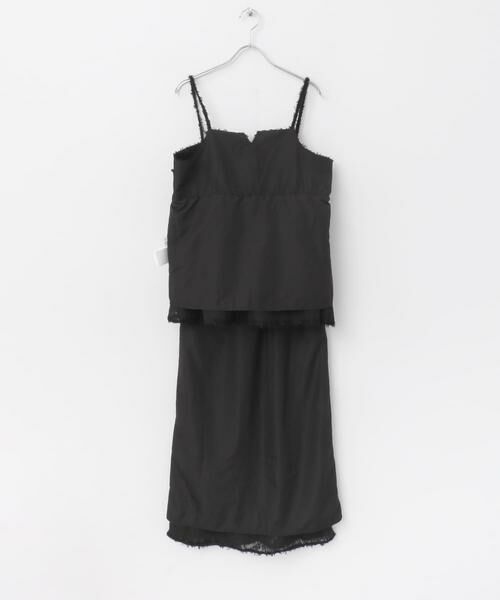 URBAN RESEARCH ITEMS / アーバンリサーチ アイテムズ セットアップ | フェザーフリンジキャミソール×スカートセット | 詳細21