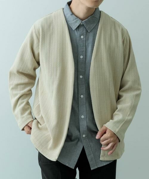 URBAN RESEARCH ITEMS / アーバンリサーチ アイテムズ カーディガン・ボレロ | JQ起毛カットソー カーディガン | 詳細15