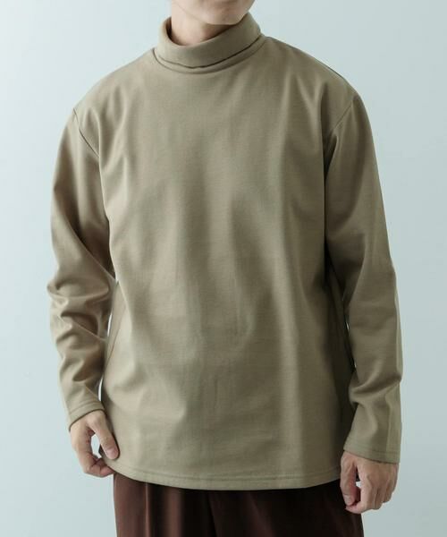 URBAN RESEARCH ITEMS/アーバンリサーチ アイテムズ 発熱機能 ハイネックカットソー モカ M URBAN RESEARCH ITEMS/アーバンリサーチ アイテムズ 発熱機能 ハイネックカットソー モカ M