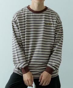 URBAN RESEARCH ITEMS / アーバンリサーチ アイテムズ Tシャツ | ddp　Retro Border Ringer Long-Sleeve T-shirts