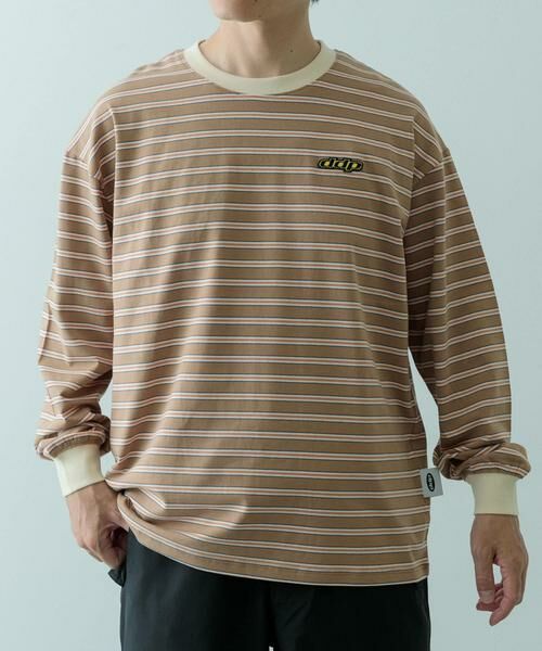 URBAN RESEARCH ITEMS / アーバンリサーチ アイテムズ Tシャツ | ddp Retro Border Ringer Long-Sleeve T-shirts | 詳細1