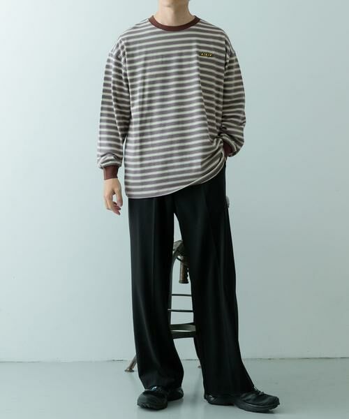 URBAN RESEARCH ITEMS / アーバンリサーチ アイテムズ Tシャツ | ddp Retro Border Ringer Long-Sleeve T-shirts | 詳細22