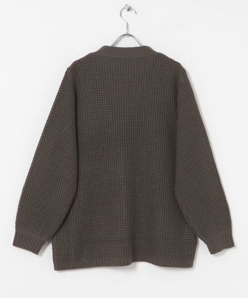 URBAN RESEARCH ITEMS / アーバンリサーチ アイテムズ カーディガン・ボレロ | ワッフル編み Vネックニットカーディガン | 詳細28