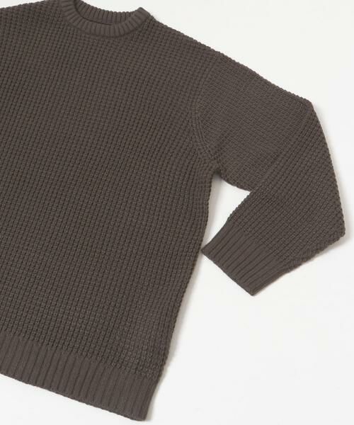 URBAN RESEARCH ITEMS / アーバンリサーチ アイテムズ ニット・セーター | ワッフル編み クルーネックニット | 詳細14