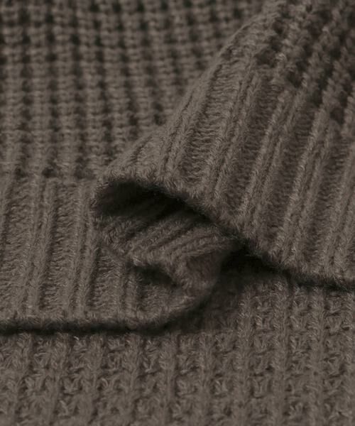 URBAN RESEARCH ITEMS / アーバンリサーチ アイテムズ ニット・セーター | ワッフル編み クルーネックニット | 詳細16