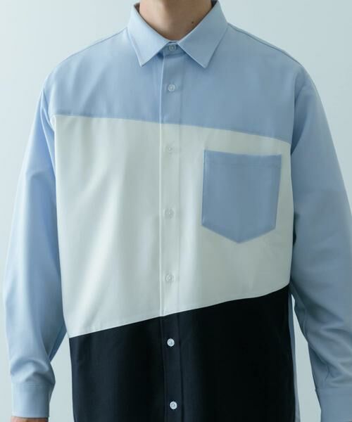 URBAN RESEARCH ITEMS / アーバンリサーチ アイテムズ シャツ・ブラウス | Diagonal Switch 長袖シャツ | 詳細11