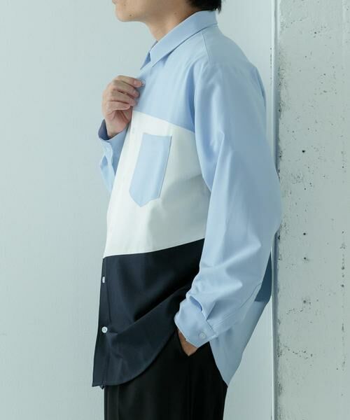 URBAN RESEARCH ITEMS / アーバンリサーチ アイテムズ シャツ・ブラウス | Diagonal Switch 長袖シャツ | 詳細3