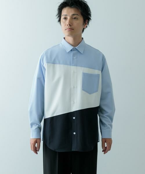 URBAN RESEARCH ITEMS / アーバンリサーチ アイテムズ シャツ・ブラウス | Diagonal Switch 長袖シャツ | 詳細5