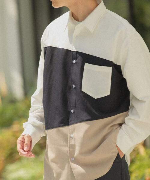 URBAN RESEARCH ITEMS / アーバンリサーチ アイテムズ シャツ・ブラウス | Diagonal Switch 長袖シャツ | 詳細20