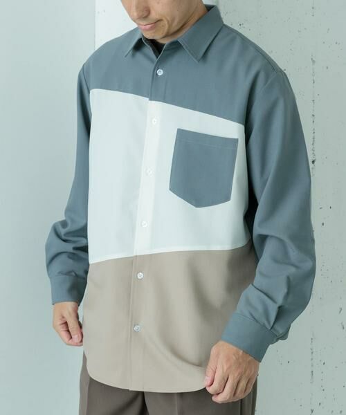 URBAN RESEARCH ITEMS / アーバンリサーチ アイテムズ シャツ・ブラウス | Diagonal Switch 長袖シャツ | 詳細25