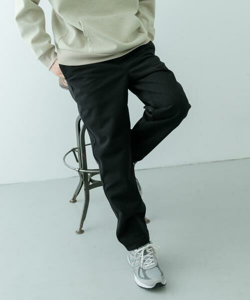 URBAN RESEARCH ITEMS / アーバンリサーチ アイテムズ その他パンツ | WINDPROOF 裏フリースボンディング パンツ(ブラック)