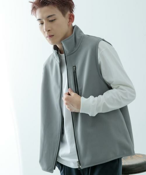 URBAN RESEARCH ITEMS / アーバンリサーチ アイテムズ ベスト | WINDPROOF 裏フリースボンディング ベスト | 詳細26