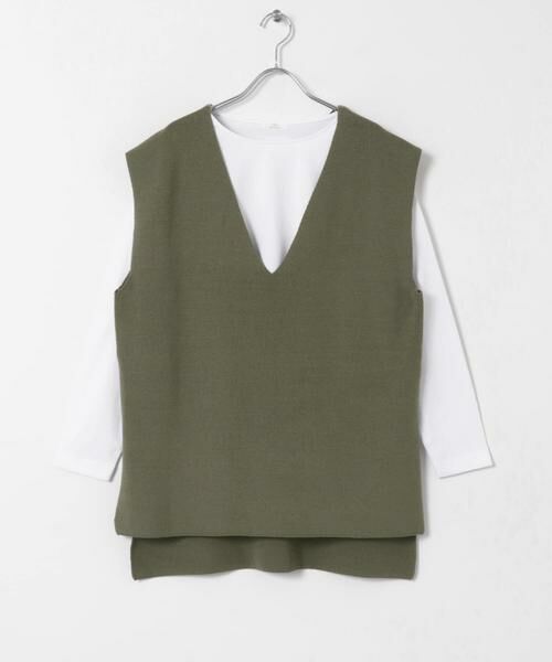 URBAN RESEARCH ITEMS / アーバンリサーチ アイテムズ Tシャツ | ロングTシャツ×ニットベストセット | 詳細7