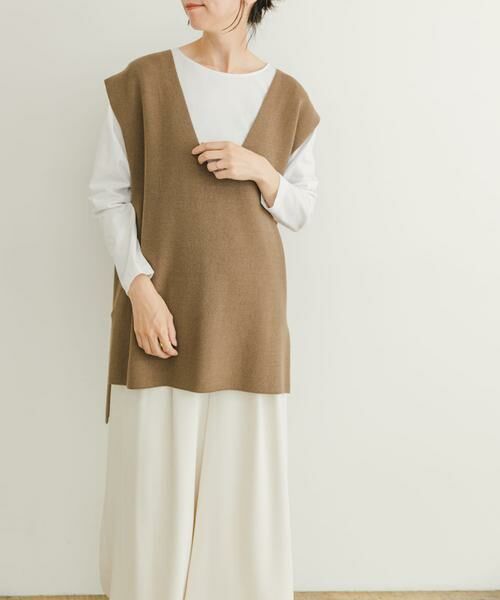 URBAN RESEARCH ITEMS / アーバンリサーチ アイテムズ Tシャツ | ロングTシャツ×ニットベストセット | 詳細10