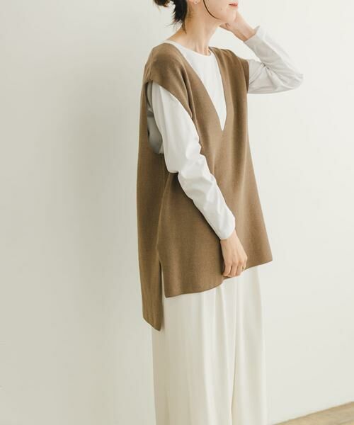 URBAN RESEARCH ITEMS / アーバンリサーチ アイテムズ Tシャツ | ロングTシャツ×ニットベストセット | 詳細11