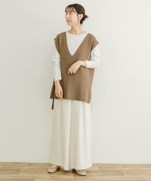 URBAN RESEARCH ITEMS / アーバンリサーチ アイテムズ Tシャツ | ロングTシャツ×ニットベストセット | 詳細12