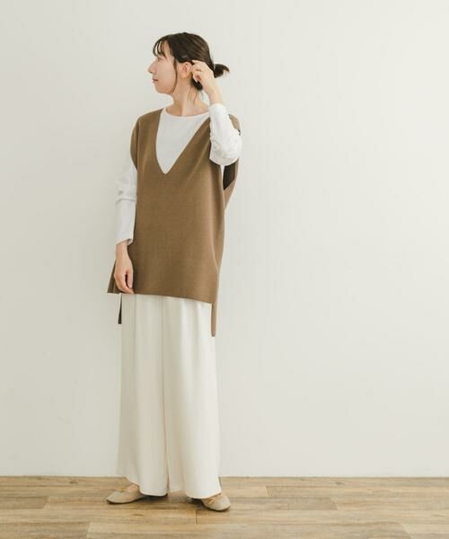 URBAN RESEARCH ITEMS / アーバンリサーチ アイテムズ Tシャツ | ロングTシャツ×ニットベストセット | 詳細13