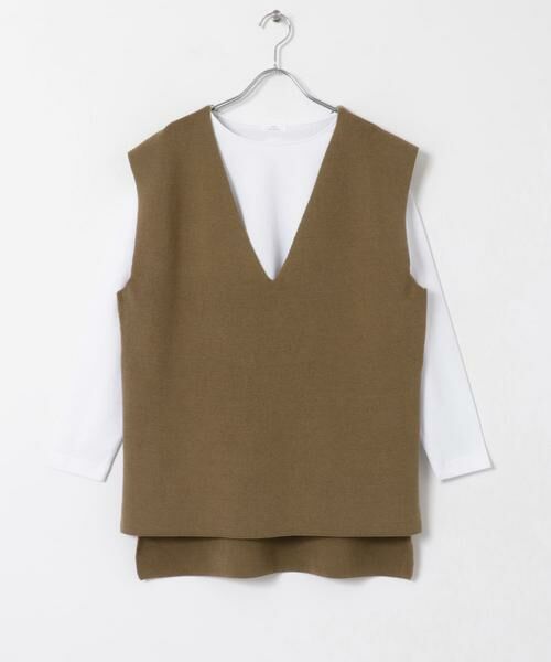 URBAN RESEARCH ITEMS / アーバンリサーチ アイテムズ Tシャツ | ロングTシャツ×ニットベストセット | 詳細15