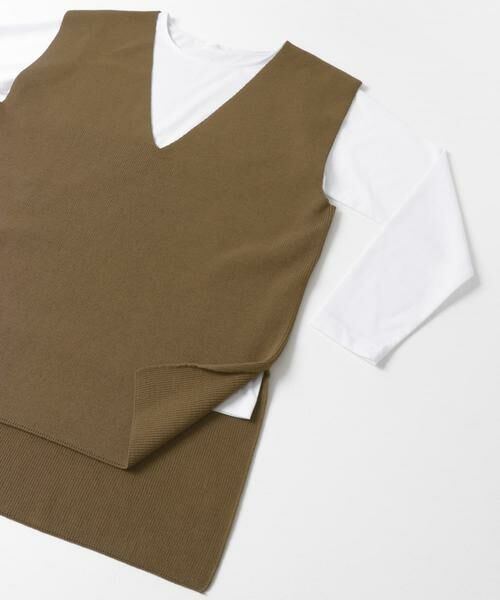 URBAN RESEARCH ITEMS / アーバンリサーチ アイテムズ Tシャツ | ロングTシャツ×ニットベストセット | 詳細17
